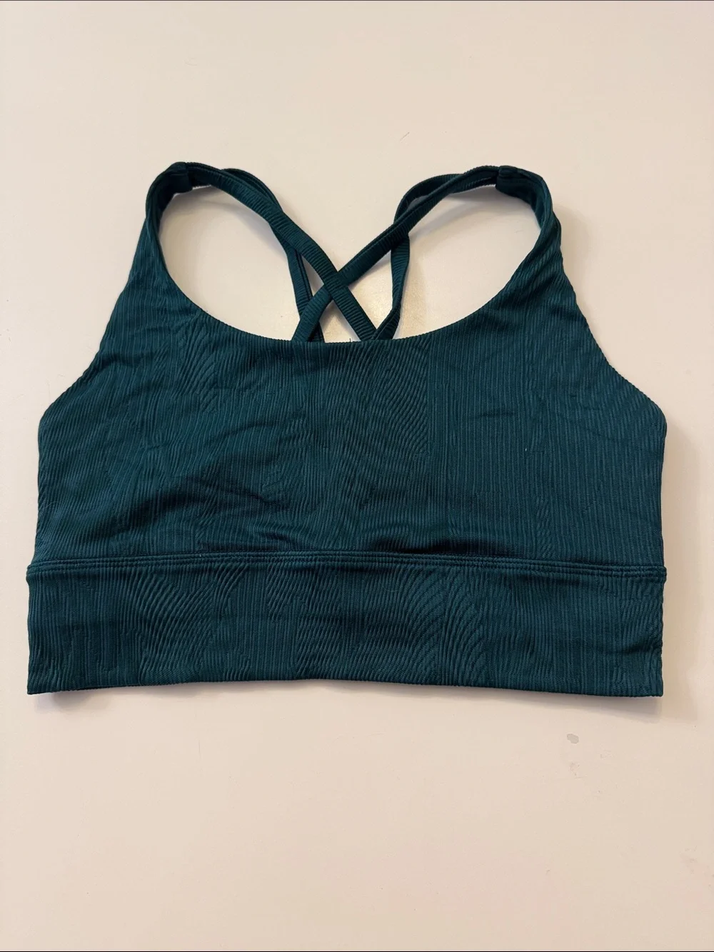 Lululemon Dark Teal Green Energy Bra -